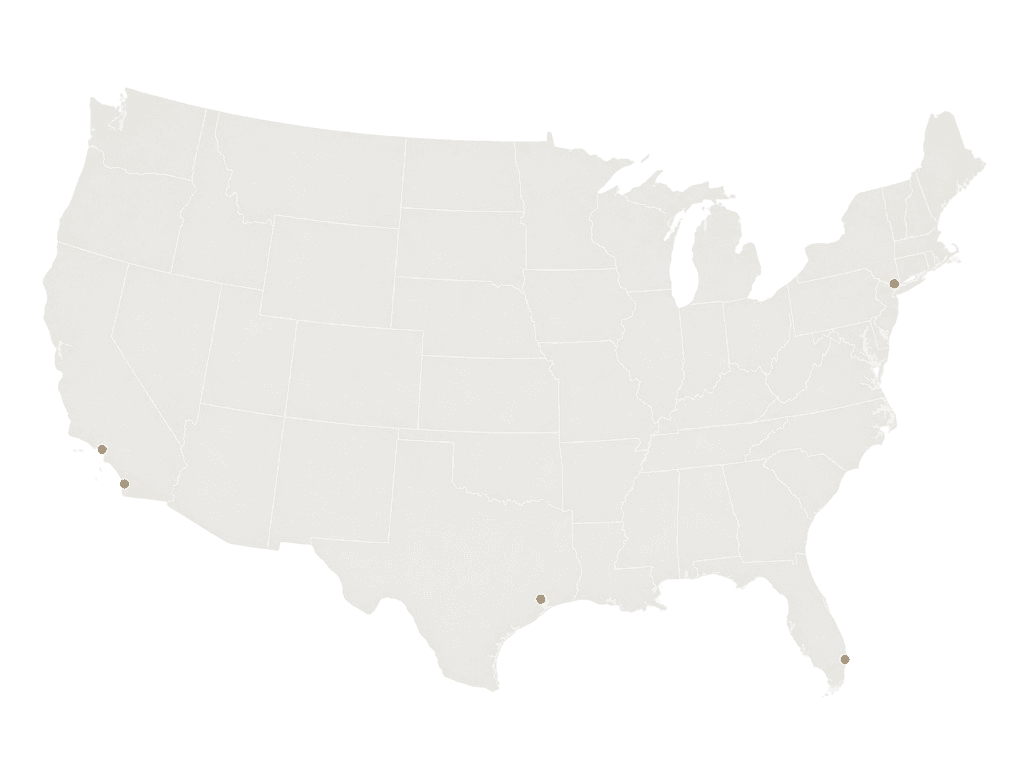 Map of U.S. service areas covered by Repair Factory