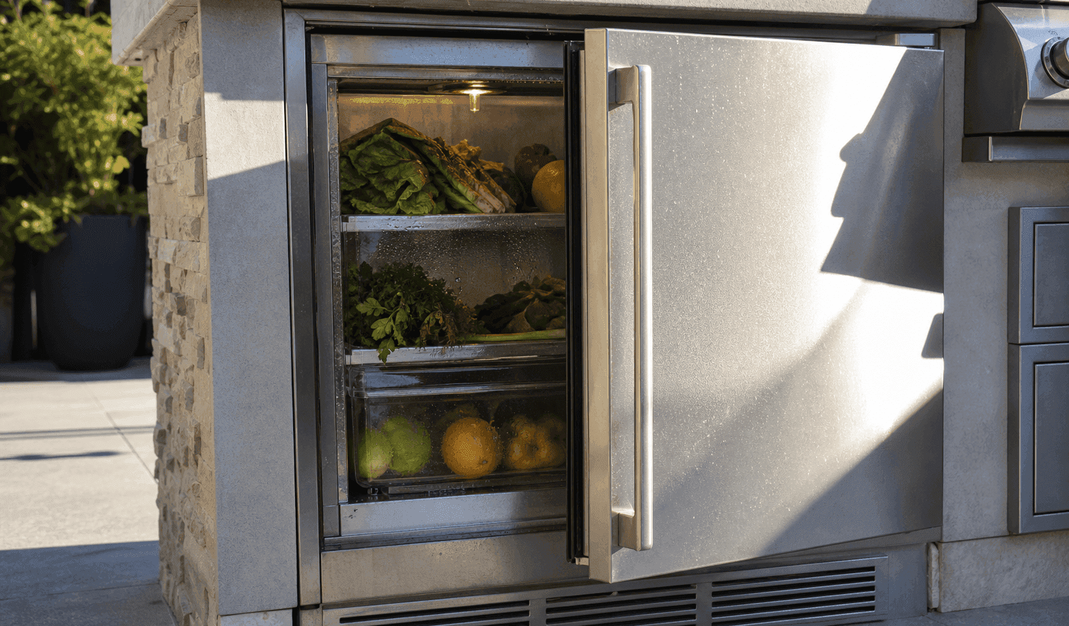 DCS outdoor refrigerator not cooling